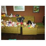 Stuffed animals---Couch-Chair-Ottoman