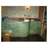 Ice Cream maker--Beer glasses--Silver plate Ice bucket