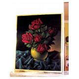 Beautiful black velvet painting
