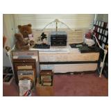 Day bed--Picture frames--Panasonic Stereo 