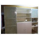 3 Ikea shelving units