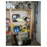 Glass blocks, motor oil