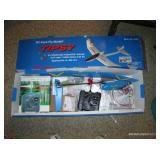 Graupner Tipsy pushprop RC plane (parts only)