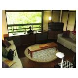 Small Panasonic stereo cassette--Bozak Stereo speakers in cabinet