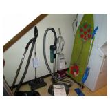 Bissel Vaccum--Ironing board, Shark, Hoover rug cleaner, Swifter