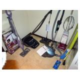 Bissel Vaccum--Ironing board, Shark, Hoover rug cleaner, Swifter