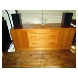 Mid-Century 3 drawer-2 side doors