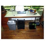 Desk--Telescope--Lamps--