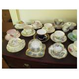 Living Room---China Cups & Saucers