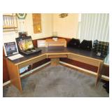 Expo FLS-210 Laser Source & FOT-90 Fiberoptic Test Set in case w/wire & chargers--Desk--Clock