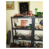 Living Room---Lemonade set--Elvis Record--Velvet Ship painting