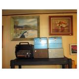 Large Office---8mm camera--Steel film boxes