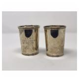 Sterling Silver Mint Julep Cups 