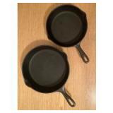 Set of Cast Iron Skillets