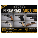 NEW LEGACY FIREARMS AUCTION NOW LIVE