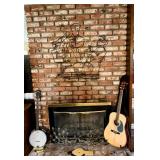 Banjo and Fender Guitar