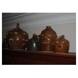 3 story house full!!  North Ga Pottery, Kollock prints and real Cabbage Patch Dolls