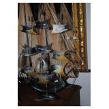ship made from horns