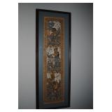 Asian style fabrics framed - 2 of this one