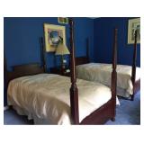 Vtg Twin Beds