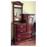 Armoire Dresser w Mirror Armoire Dresser w Mirror