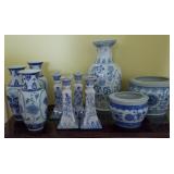 Asian Blue and White Decor