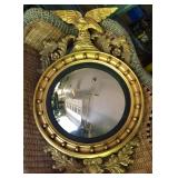 Atq Mirror w Gilt Eagle