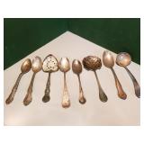 Atq Sterling Spoons 7 Atq Sterling Spoons 7