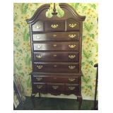 Cherry Queen Anne Highboy