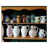 Collection of Pitchers - Hadley Collection of Pitchers - Hadley