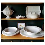 Collection of White Serving Pcs Collection of White Serving Pcs