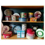 Collection Vtg Tins