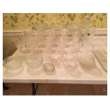 Crystal, Glass Goblets, Compotes