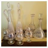 Decanters and Cognac Snifters