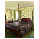 Four Poster Queen Cherry Bed