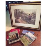 Framed Fox Hunt Print Framed Fox Hunt Print