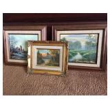 Framed Oil Paintings 3 Framed Oil Paintings 3