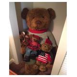 Giant Teddy Bear w 3 Friends