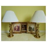 Oil Paintings and Brass Lamps Oil Paintings and Brass Lamps