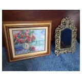 Original Art and Vtg Mirror Original Art and Vtg Mirror