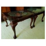 Pr Cherry End Tables Pr Cherry End Tables