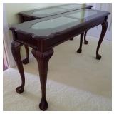 Pr Cherry Sofa Tables 2 Pr Cherry Sofa Tables 2