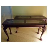 Queen Anne Cherry Sofa Tables 2 Queen Anne Cherry Sofa Tables 2