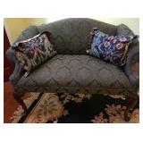 Settee and Pillows Settee and Pillows