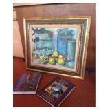 Signed Oil Painting and Art Books