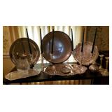 Silver Plate Candelabra, Platters #3 Silver Plate Candelabra, Platters #3