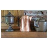 Vtg Copper Kettles and Vessels