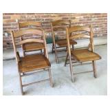 Vtg Folding Chairs