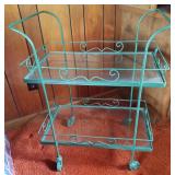 Vtg Metal Teacart Vtg Metal Teacart