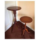 Vtg Round Accent Tables Vtg Round Accent Tables